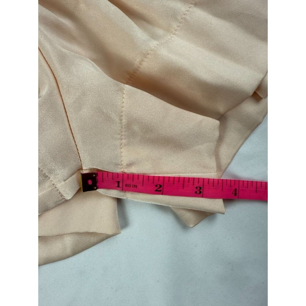 J17 KOCH Erica Skort Skirt Light Pink Satin Silky Sz XS $295 - Picture 7 of 7